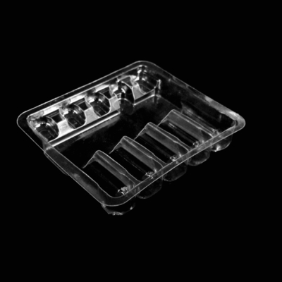 Emballage en PVC transparent, en PET, en PP, en plastique, en ampoule à ampoules, avec insertion en papier