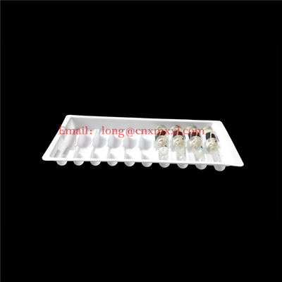 Ampoules en plastique de haute qualité plateau 1ml 2ml 5ml 10ml plastique clair ampoules emballage flacons ampoules plateau boîte