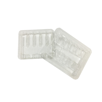 Plateau transparent pour ampoules PS 1 ml x 5 ampoules Emballage en plastique en ampoules