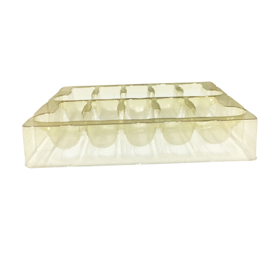 Plateau transparent pour ampoules PS 1 ml x 5 ampoules Emballage en plastique en ampoules