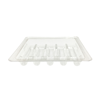 Plateau transparent pour ampoules PS 1 ml x 5 ampoules Emballage en plastique en ampoules