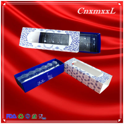 boîte à clapet pour macarons   boîte en plastique pour macarons  boîte blister transparente pour macarons  barquette pour macarons