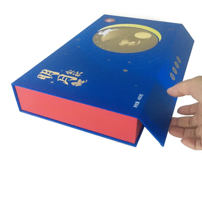 Boîte cadeau en carton dur exquise avec plateau en plastique