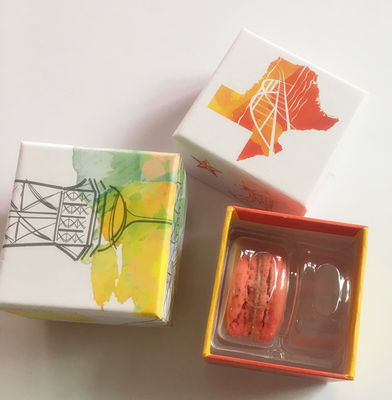 e‑commerce macaron shipping takeaway dessert packing supermarket pastry packaging  macaron gift packaging  custom macaron cavity tray
