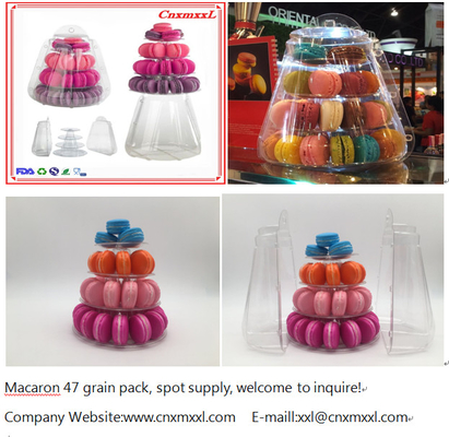 Macaron Tower Display 6 étages 10 étages 13 étages 9 étages Carré 10 étages Macaron Display Shelf