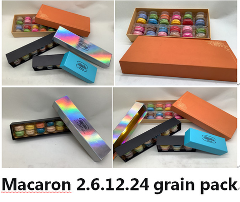 Emballage en plastique transparent pour les macarons Blister 6 x 10 Disposition 60 cellules plateau d'emballage pour les macarons