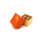 Revêtement UV recyclable 2pcs de belle d'emballage de papier de Macaron boîte orange d'emballage