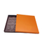 PCs oranges de la boîte 25 de papier d'emballage d'emballage de luxe de chocolat avec intérieur en plastique