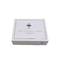 Macaron blanc empaquetant la catégorie comestible rigide 12Pcs de boîte de papier de cadeau avec intérieur clair en plastique