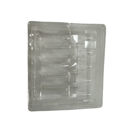 Contenant des produits fragiles en PET plateau d'emballage bouteille en verre plateau d'emballage fixe plateau d'eau injectable 1 ml 2 ml 5 ml 10 ml plateau d'ampoule