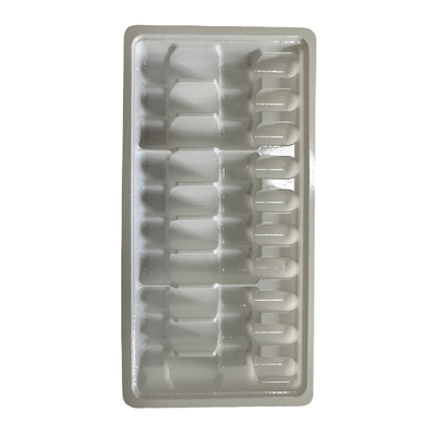 Contenant des produits fragiles en PET plateau d'emballage bouteille en verre plateau d'emballage fixe plateau d'eau injectable 1 ml 2 ml 5 ml 10 ml plateau d'ampoule
