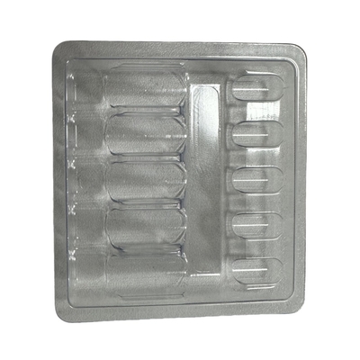 Contenant des produits fragiles en PET plateau d'emballage bouteille en verre plateau d'emballage fixe plateau d'eau injectable 1 ml 2 ml 5 ml 10 ml plateau d'ampoule