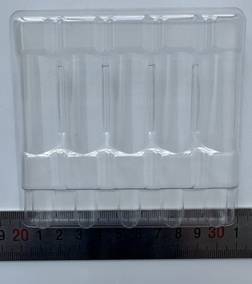 Produits fragiles en PET plateau d'emballage bouteille de verre plateau d'emballage fixe Injection d'eau 1 ml 2 ml 5 ml 10 ml 5 Pack