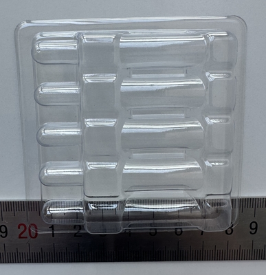 Produits fragiles en PET plateau d'emballage bouteille de verre plateau d'emballage fixe Injection d'eau 1 ml 2 ml 5 ml 10 ml 5 Pack
