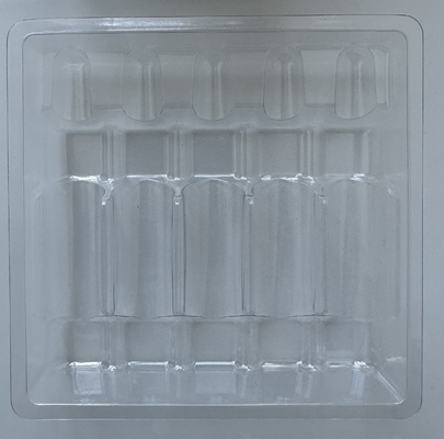 Produits fragiles en PET plateau d'emballage bouteille de verre plateau d'emballage fixe Injection d'eau 1 ml 2 ml 5 ml 10 ml 5 Pack