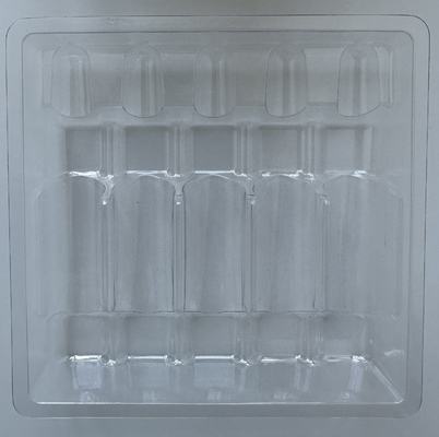 Produits fragiles en PET plateau d'emballage bouteille de verre plateau d'emballage fixe Injection d'eau 1 ml 2 ml 5 ml 10 ml 5 Pack
