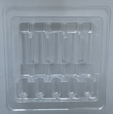 Produits fragiles en PET plateau d'emballage bouteille de verre plateau d'emballage fixe Injection d'eau 1 ml 2 ml 5 ml 10 ml 5 Pack