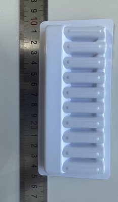 Plateau d' ampoule pharmaceutique en matière PET 1 ml 10 paquets d' aiguille en verre plateau fixe en gros