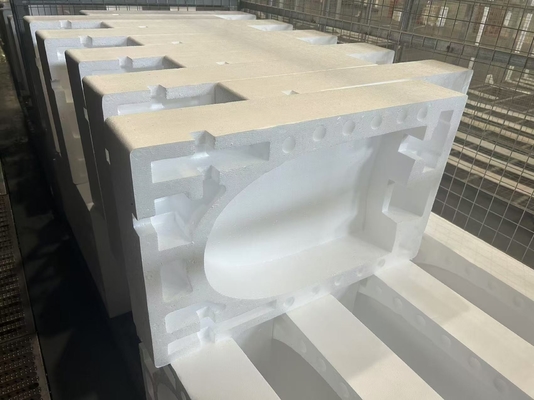Modèle d'isolation thermique sculpté en mousse d'Eps remplissant l'emballage dans un panneau en mousse de flottabilité antichoc V