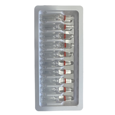 Plateau d'ampoule en PET personnalisé Bouteille d'injection d'eau Plateau de fixation Emballage sur mesure