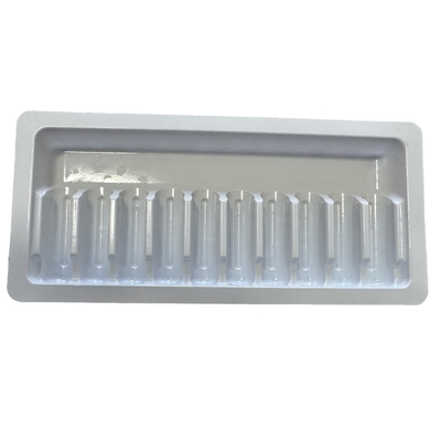 Plateau d'ampoule en PET personnalisé Bouteille d'injection d'eau Plateau de fixation Emballage sur mesure