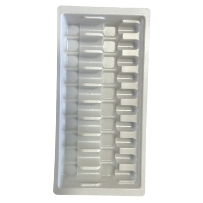 Plateau d'ampoule en PET personnalisé Bouteille d'injection d'eau Plateau de fixation Emballage sur mesure
