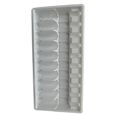 Plateau d'ampoule PET personnalisé Plateau d'ampoule d'injection d'eau pour médicaments
