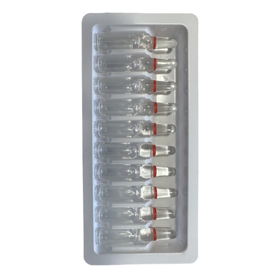 Plateau d'ampoule PET personnalisé Plateau d'ampoule d'injection d'eau pour médicaments