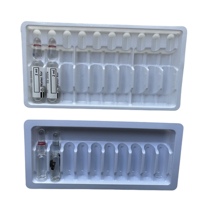 1 ml 2 ml 3 ml ampoules injectables étiquette autocollante ampoules en PET plateau personnalisé