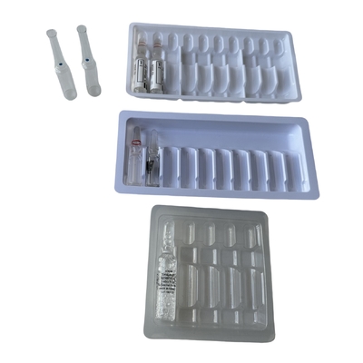 1 ml 2 ml 3 ml ampoules injectables étiquette autocollante ampoules en PET plateau personnalisé