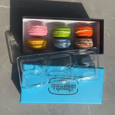 Emballage des macarons 6 Emballage des macarons Emballage cadeau 6 Emballage de la boîte-cadeau des macarons Boîte de boutique Emballage des macarons