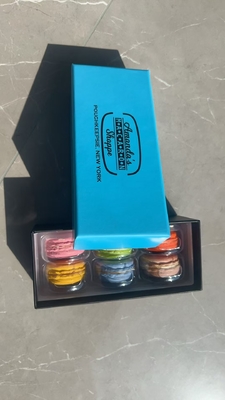 Emballage des macarons 6 Emballage des macarons Emballage cadeau 6 Emballage de la boîte-cadeau des macarons Boîte de boutique Emballage des macarons