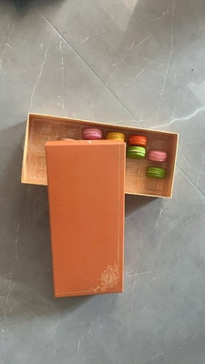 6 emballage 12 emballage 24 emballage en plastique de macarons pour toute collecte
