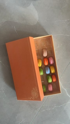 6 emballage 12 emballage 24 emballage en plastique de macarons pour toute collecte