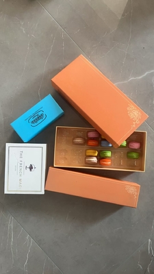 6 emballage 12 emballage 24 emballage en plastique de macarons pour toute collecte