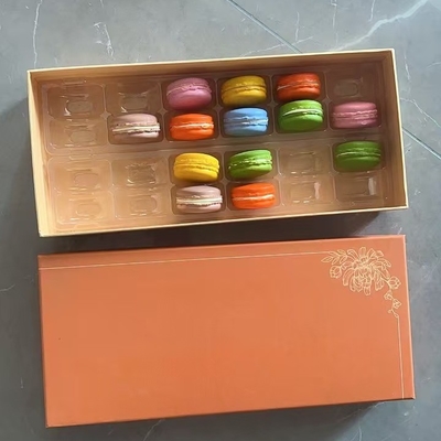12 Palette Emballage en plastique Emballage en boîte transparente de macarons Emballage en plateau de macarons Emballage correspondant personnalisation