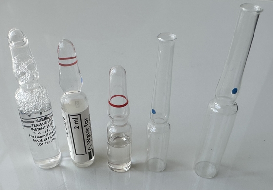1 ml 2 ml 3 ml ampoule injectable bouteille étiquette autoadhésive PET plateau d' ampoule ensemble complet de personnalisation