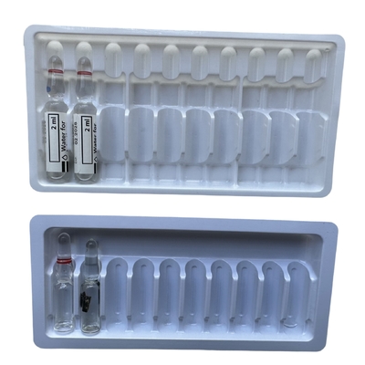 1 ml 2 ml 3 ml ampoule injectable bouteille étiquette autoadhésive PET plateau d' ampoule ensemble complet de personnalisation