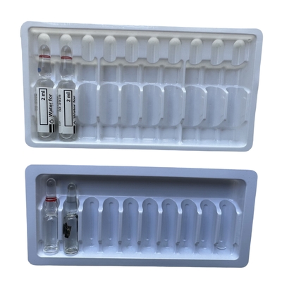 Vêtement d'emballage pour injection d'eau 1ml 2ml 3ml Bouteille en verre plateau d'ampoule Étiquette personnalisée