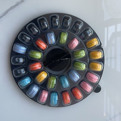 12 pièces de contenant en plastique PET pour les macarons
