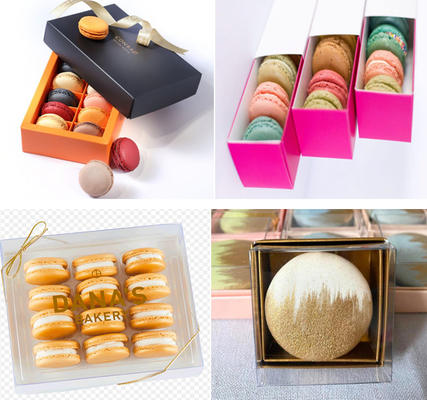 13 couches Macaron affichage Stand Macaron carton Emballage Impression personnalisée