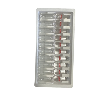 Plateau d'emballage en PET en ampoules pour injection d'eau plateau sur mesure en gros