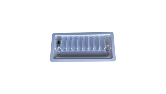 Plateau d'emballage en PET en ampoules pour injection d'eau