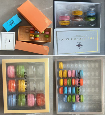Emballage de macarons Boîte cadeau de macarons Emballage plateau de macarons macarons 24 6 8 12 16 18 21 24 30 33 35 40 Emballage à 60 pièces macarons Boîte en plastique de macarons Boîte en papier de macarons Stand d'affichage de macarons