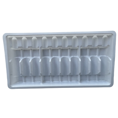 Plateau d'emballage en PET en ampoules pour injection de médicaments à l'eau 1 ml 2 ml personnalisation