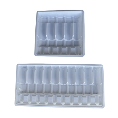 Fabrique PET plastique sur mesure plateau d'injection d'eau de médecine sur mesure