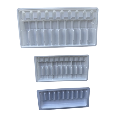Fabrique PET plastique sur mesure plateau d'injection d'eau de médecine sur mesure