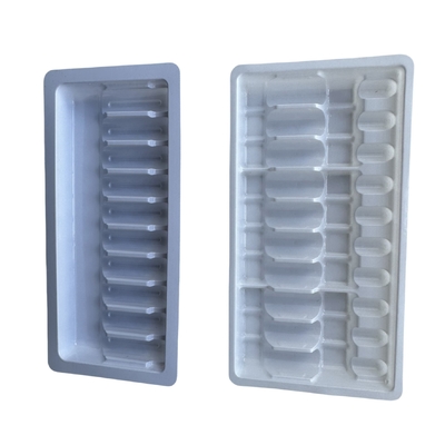 Fabrique PET plastique sur mesure plateau d'injection d'eau de médecine sur mesure
