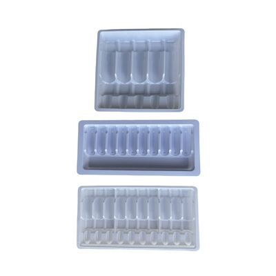 Fabrique PET plastique sur mesure plateau d'injection d'eau de médecine sur mesure