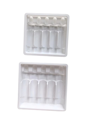 Plateau d' ampoule en PET pour injection d' eau de médicament personnalisation du plateau d' ampoule